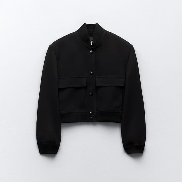 (새상품) 자라 포켓 맥시 봄버자켓