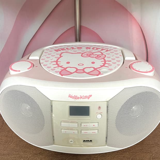 고전 키티 희귀매물) 키티 씨디 플레이어 (작동0)