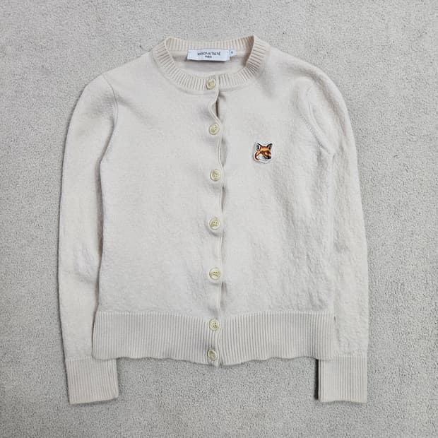 메종키츠네 울 가디건 XS