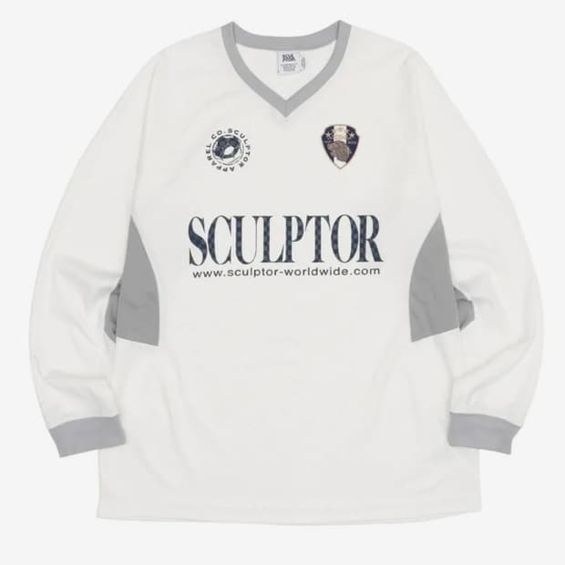 스컬프터 Damier Soccer Jersey Damier White