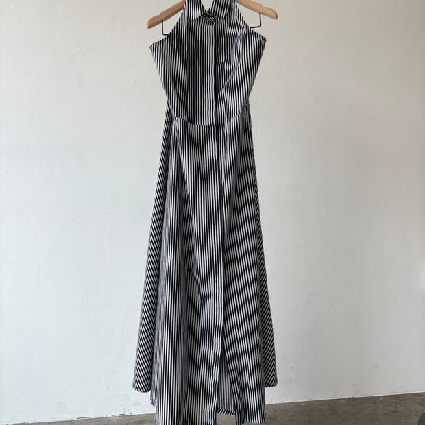 DKNY halter maxi dress