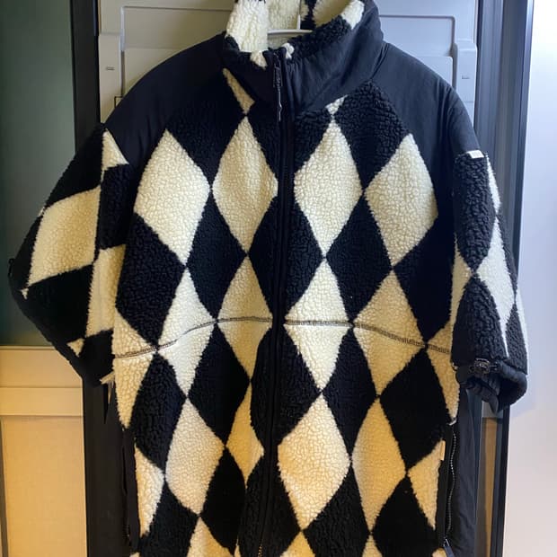 Fetch 반팔플리스 집업 xl