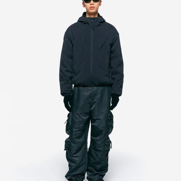 인사일런스 나일론 유틸리티 카고 팬츠 미드나잇 블루  