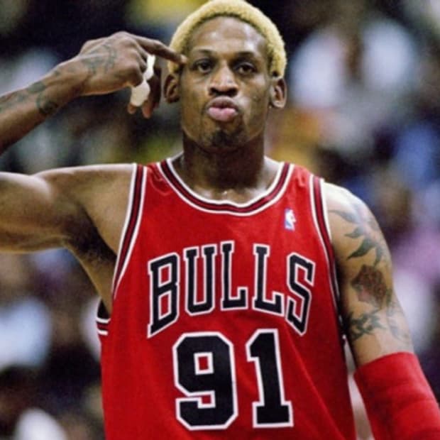 M) 아디다스 NBA 하드우드 클래식 시카고불스 데니스로드먼 유니폼 져지