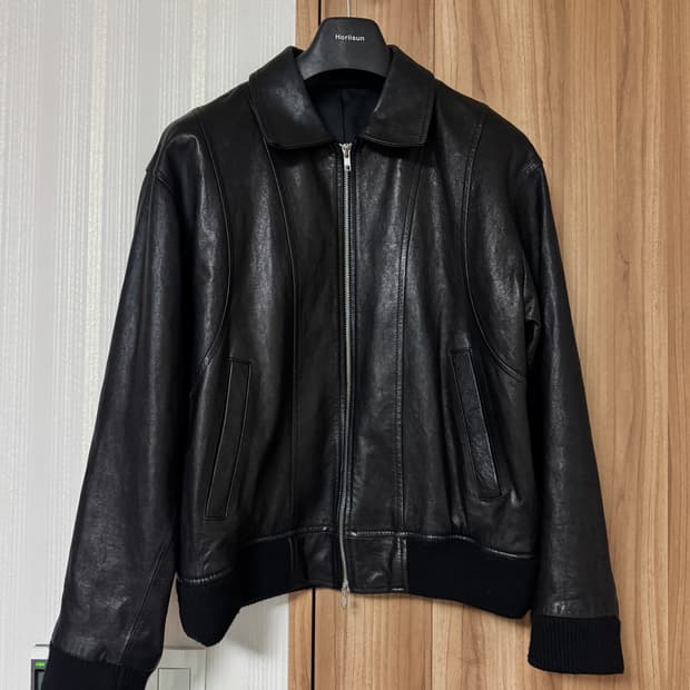 홀리선 캐피탈 레더 블루종 자켓 m