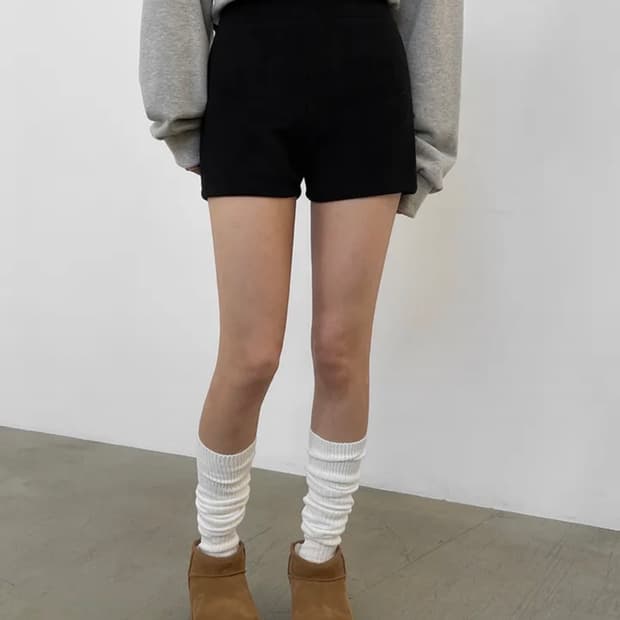 블랙업 프렌느 밴딩 마이크로 숏팬츠 M