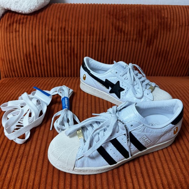 [275]베이프 아디다스 슈퍼스타 빈티지 클라우드 