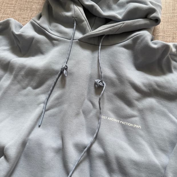 포스트아카이브팩션 8.0 hoodie Right 스카이블루