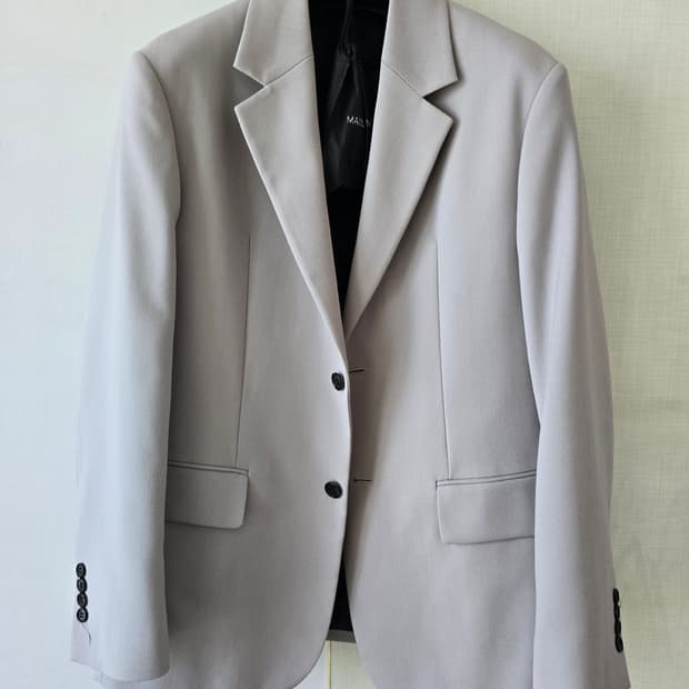 메종미네드 오버핏 울 블레이저 베이지