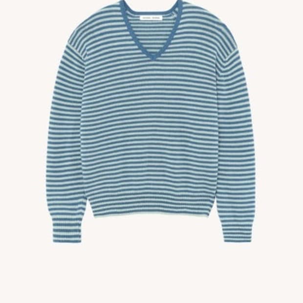 문달 리스카 니트 인 페이드 블루