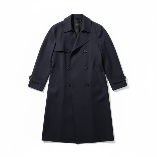 에노우(ENOW) 고급 차콜 트렌치 코트