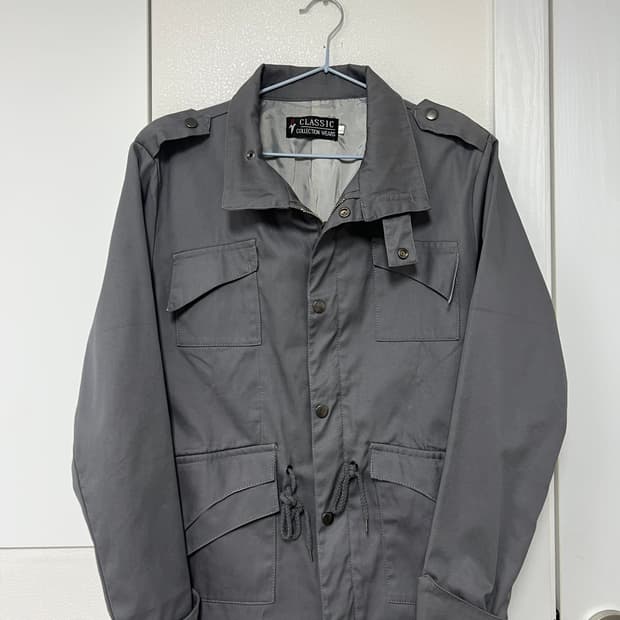 빈티지 회색 워크웨어 자켓