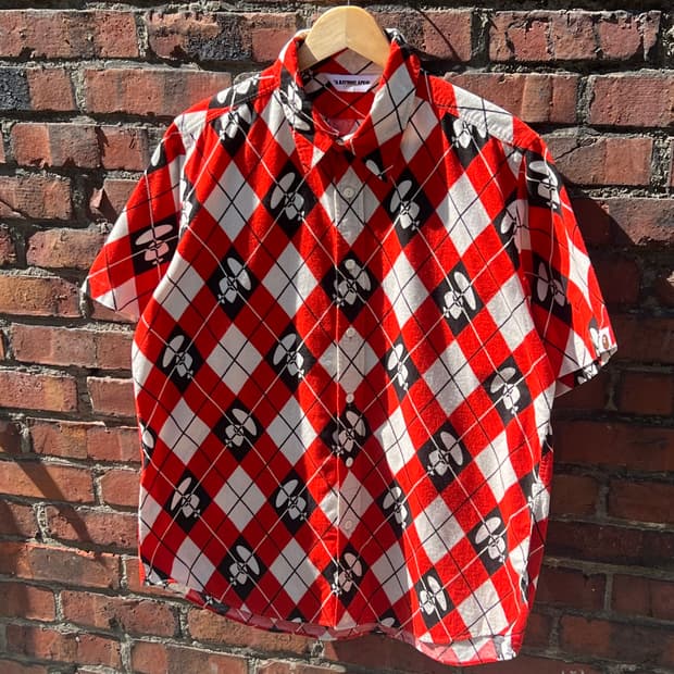 Bape Argyle Ape Shirt