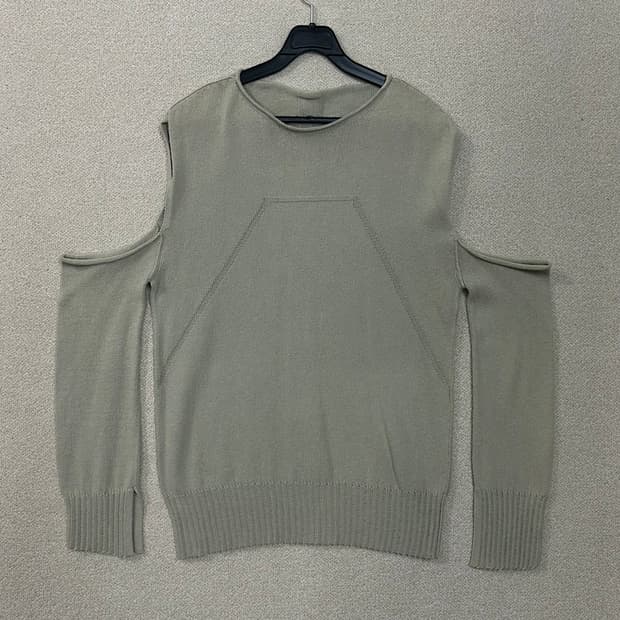 (M) 릭오웬스 23S/S  컷오프 니트 탑 