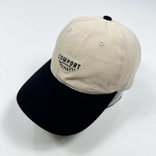 VTG 빈티지 컴포트 아이보리 볼캡 모자