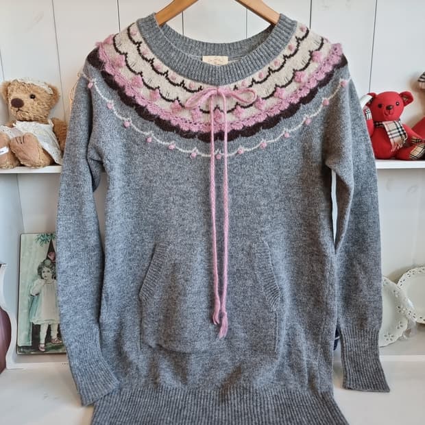 레베카 테일러(Rebecca Taylor) 모리걸 니트 원피스