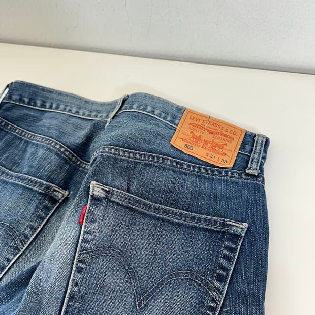 31 리바이스503 중청 스트레이트핏 데님팬츠