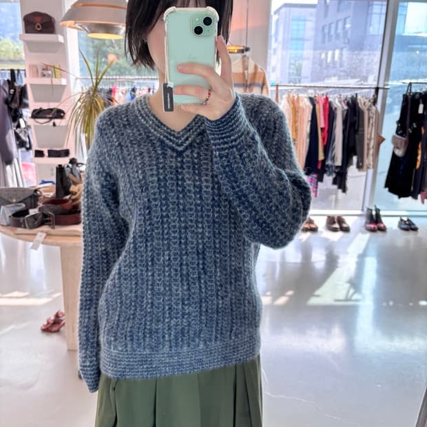 Vintage Van Jac V-Neck Wool Knit