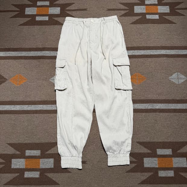 송지오 옴므 린넨 조거 팬츠 M