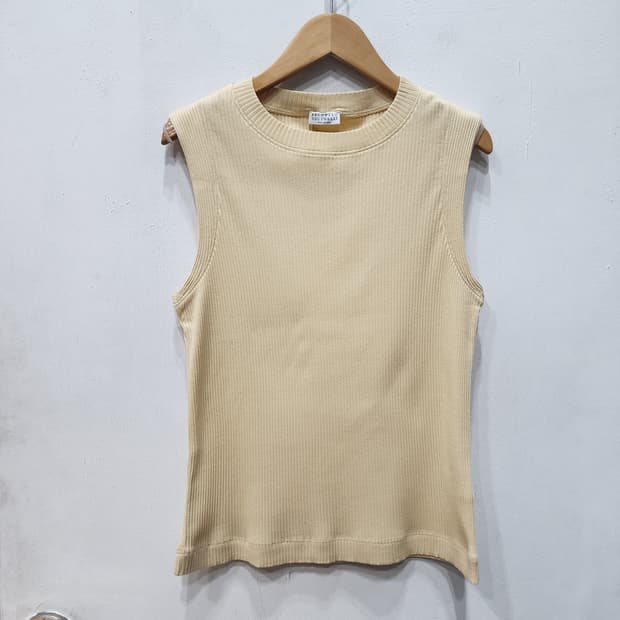 브루넬로 쿠치넬리 민소매 니트 XL 66