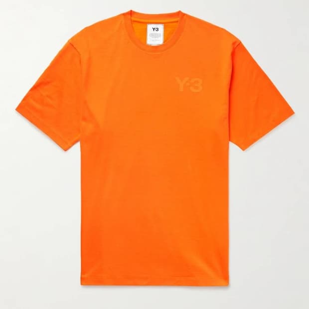 Y3 오렌지색 반팔 티셔츠 M