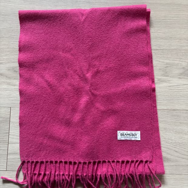 빔즈보이 머플러 핑크 /스카프