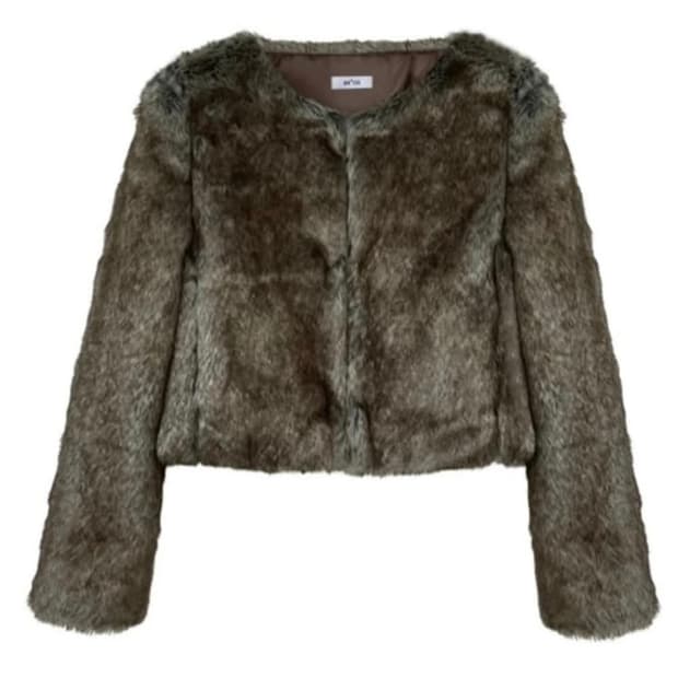 애즈온 퍼자켓 브라운