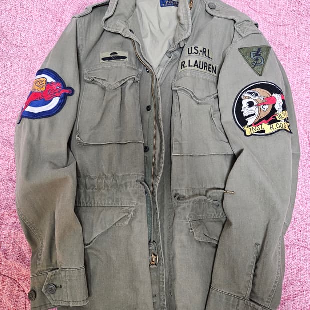 [M사이즈] 폴로 랄프로렌 M65 해골 야상