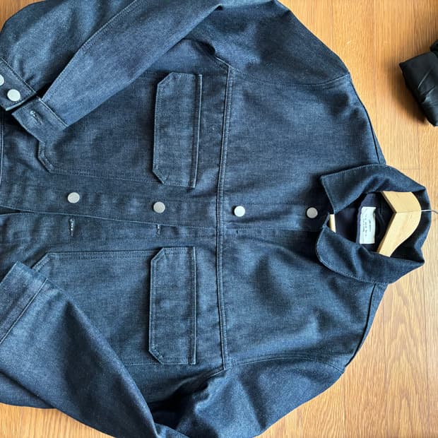 자라 오리진스 데님자켓 xl
