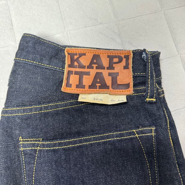 캐피탈(Kapital) 5p 셀비지 데님