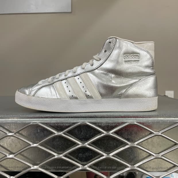 아디다스 바스켓 프로피 실버 하이 270