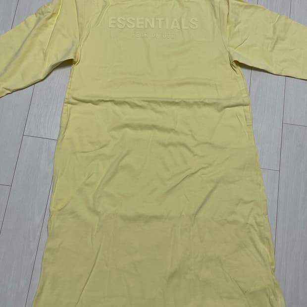 피어오브갓 에센셜 맨투맨 원피스 새상품