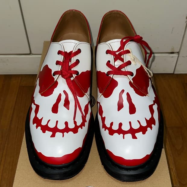 닥터마틴 슈프림 1461 3-Eye 로퍼 레드 