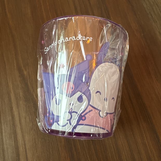 산리오 양치컵 쿠로미 포차코