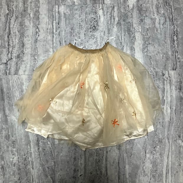 일본빈티지 Tocca 달천깔페어리 리본레이어드 샤스커트