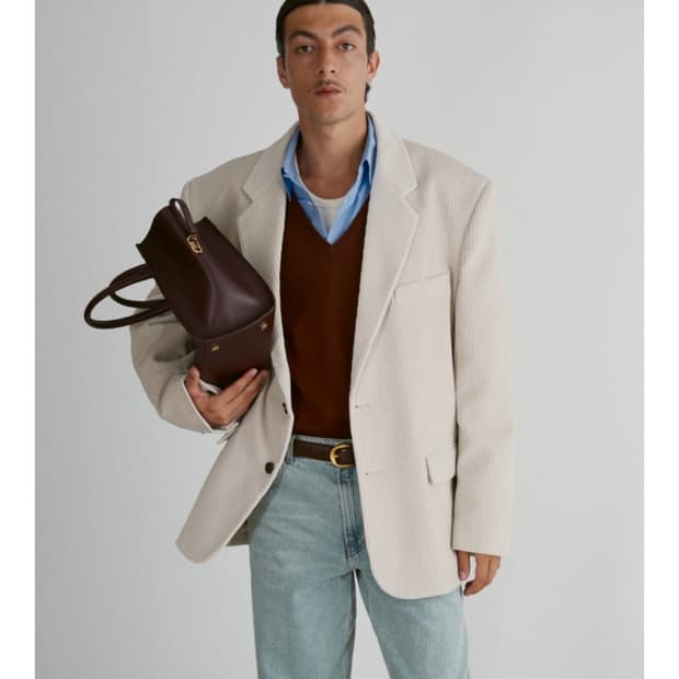 [M]렉토 코듀로이 오버사이즈 싱글 자켓