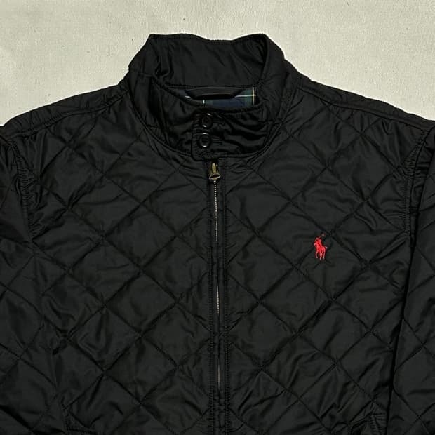 M 폴로랄프로렌 레드 포니 퀄팅 누빔 자켓