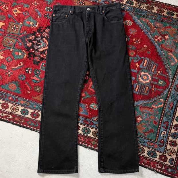 00's 빈티지 리바이스 517 블랙 부츠컷 리바이스 플레어진