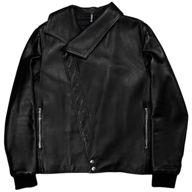 디올 옴므 09fw 비대칭 램스킨 자켓