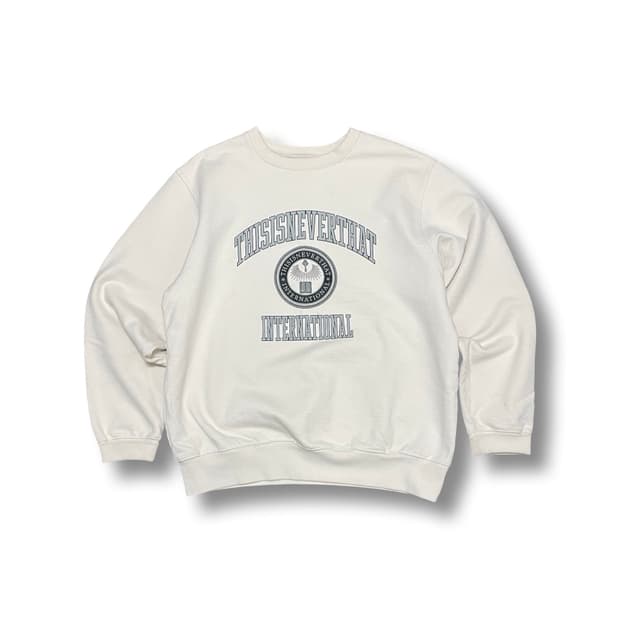 [L] 디스이즈네버댓 아이보리 맨투맨