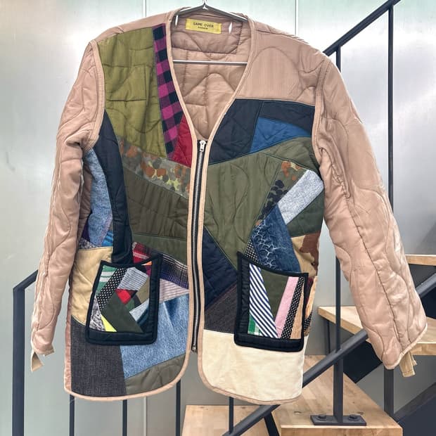 GAME OVER 방콕 브랜드 빈티지 커스텀 퀄팅자켓 깔깔이