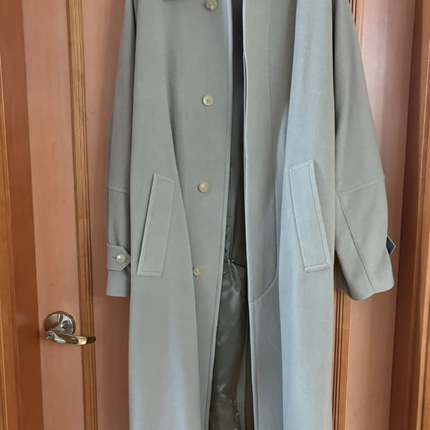 오라리 20AW 캐시미어 울 모저 코트 5