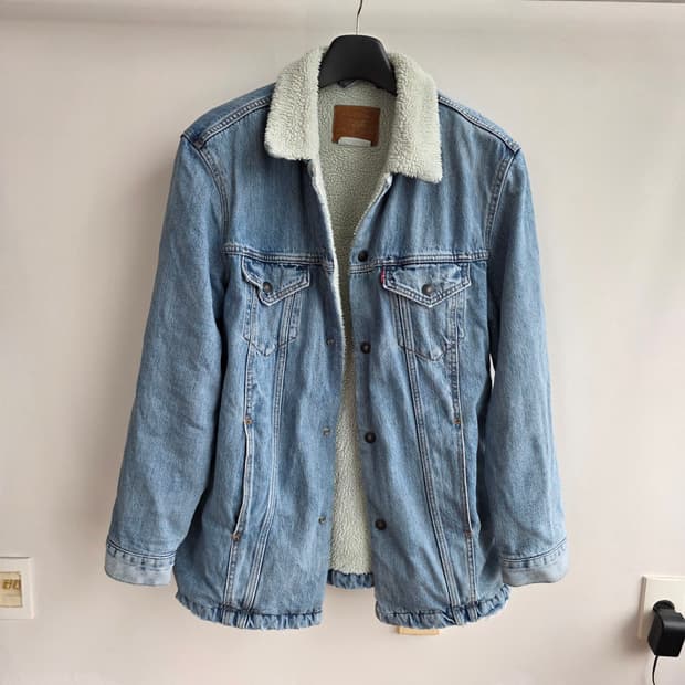 국내매장판!! LEVIS 리바이스 롱쉐르파 트러커 자켓 L(105)