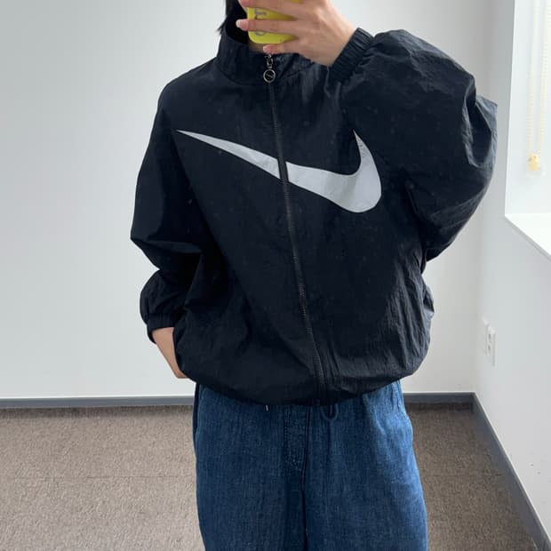 Nike 나이키 빅 스우시 블랙 바람막이