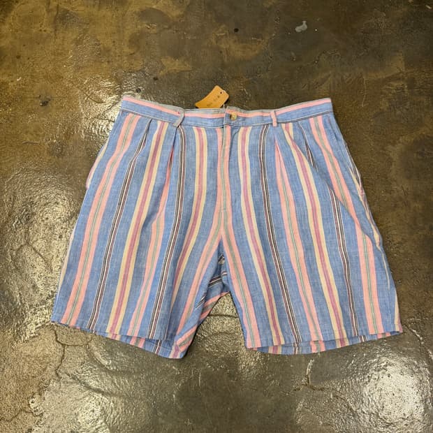 Vintage Stripe Shorts 스트라이프 반바지 34