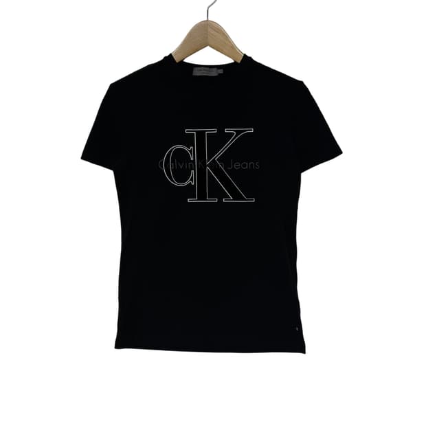 캘빈클라인 ck 로고 우먼스 반팔