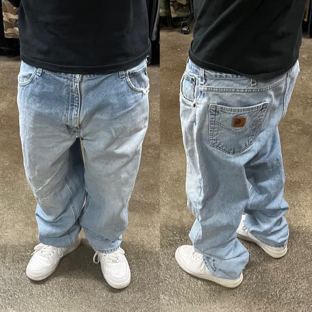 Carhartt B17 데님 팬츠 (38”)