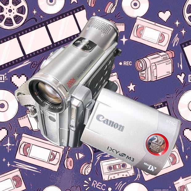 Canon IXY DV M3 6mm 캠코더 (테이프리스 개조 가능)