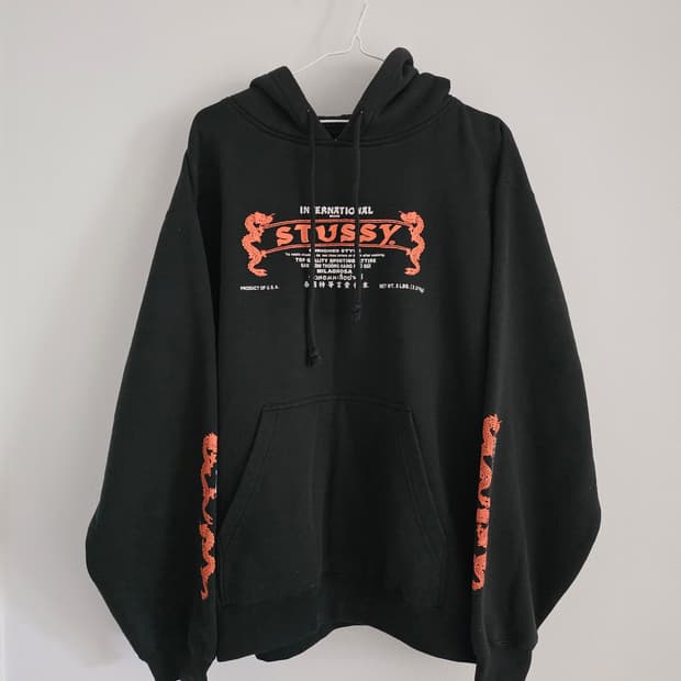 00s 스투시 드래곤 후드
