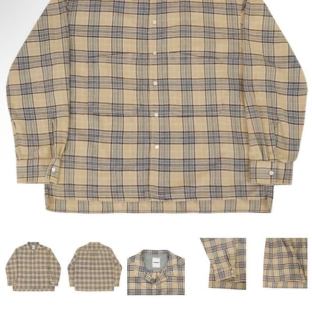 오시타레 체크셔츠 1사이즈
